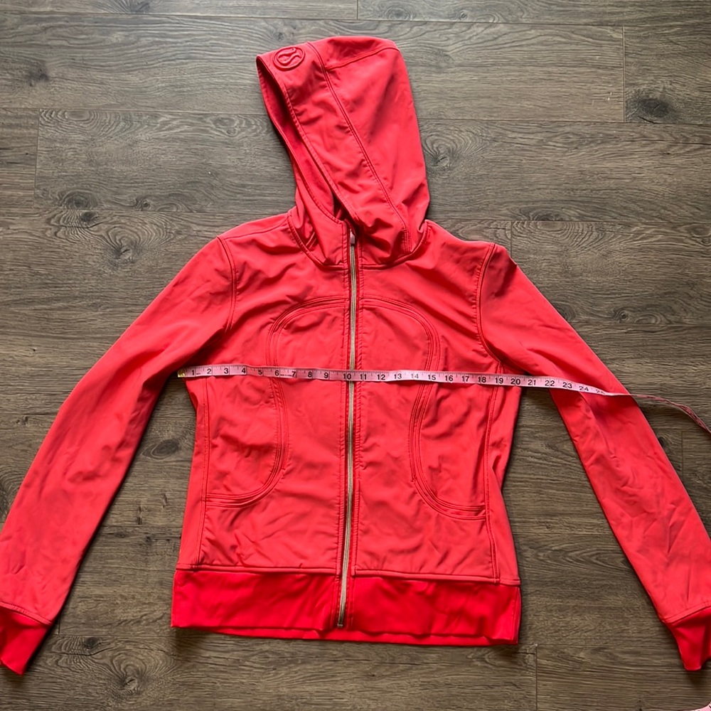 Lulu lemon coral zip up